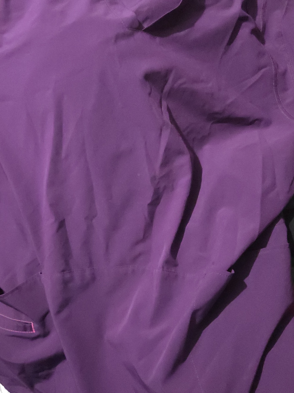 Smitten Short-Sleeve V-Neck Purple Top - Picture 4 of 5